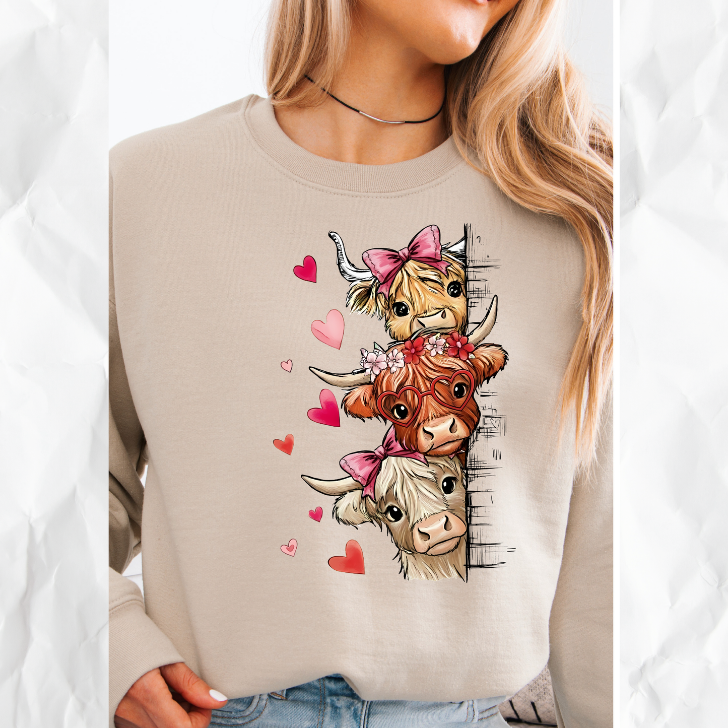 Cute Valentine cows