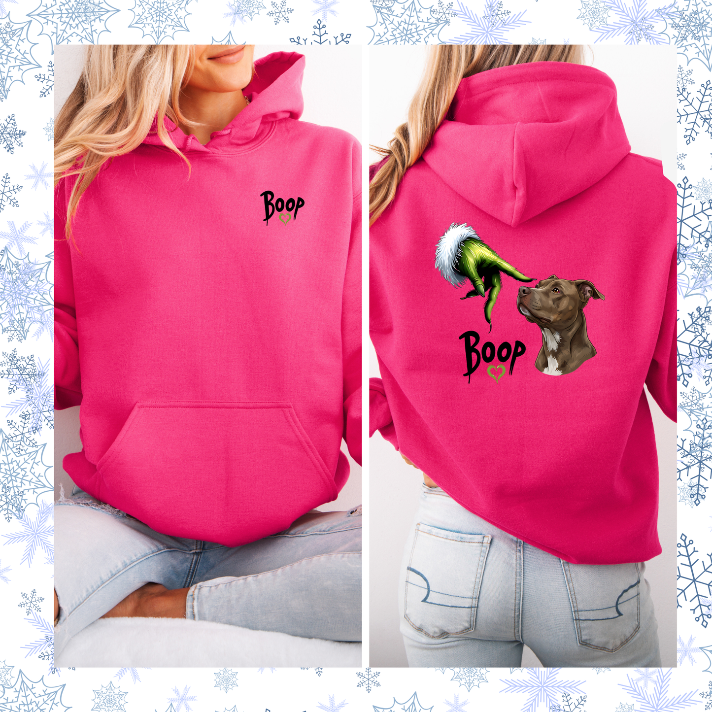 Boop Santa and or Grinch hoodie