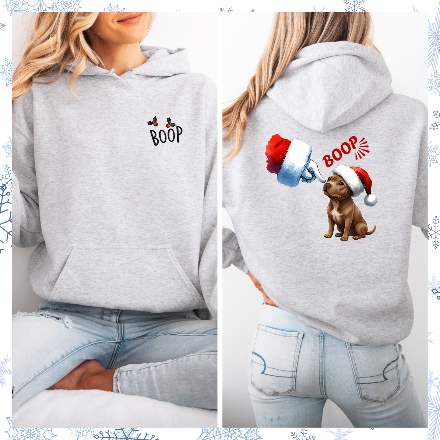 Boop Santa/grinch hoodie