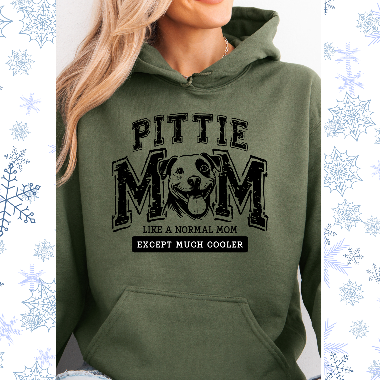 Pittie mom hoodie