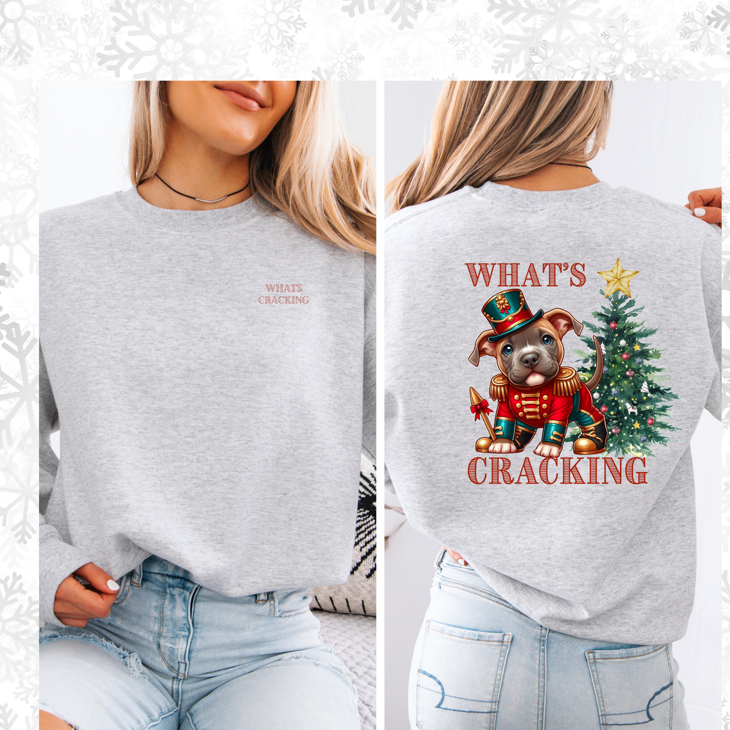 What's cracking crewneck