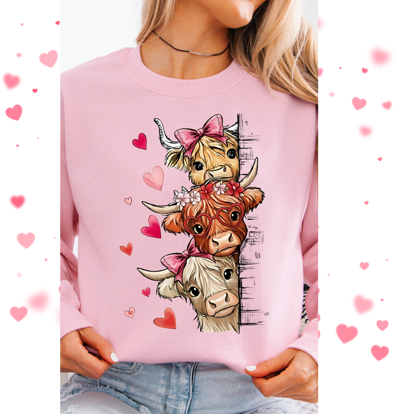Cute Valentine cows